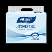 心相印 DT110云蓝3层110抽塑装纸面巾（18包）