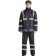 宽迈 道路救援反光雨衣300D 牛津布 安全防雨服黑色套装 KM-3009 175码（1套装）