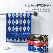 洁丽雅W3120A 72*34cm  90g英伦风毛巾（单位：条）