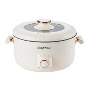 Only&Home  KL-DZG03 可煮、可焖一锅多用 多功能电煮锅（电热锅）奶茶白 （单位：台）