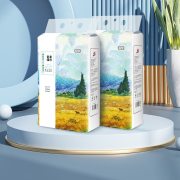 奇强 QQRJD279 干湿两用一次性洗脸巾加大加厚珍珠纹卸妆棉悬挂抽取 棉柔巾156抽*12包干湿两用棉柔巾（单位：箱）