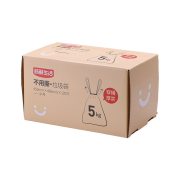 新鲜生活 SH-8119不用撕抽绳式家用厨房加厚手提式清洁平口商用自动收口垃圾袋盒装450mm*460mm*120只 穿绳垃圾袋（单位：盒）