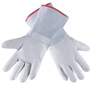 安佑全 耐低温防冻手套牛皮防寒液氮加棉手套 KM-3028   白色50cm一双装