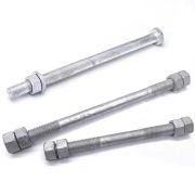 宽迈 热镀锌耐张穿钉双头螺丝双头螺栓 M18*330（1个装）