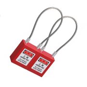 宽迈 不锈钢缆绳安全挂锁90mm缆绳锁主管（1把装）