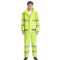 宽迈 道路救援反光雨衣雨裤套装 安全防雨服 300D牛津布/PU涂层/荧光黄套装 XXL码