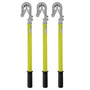 信志连成 室外高压接地棒 户外接地棒双舌压铸10KV 0.5米/3支