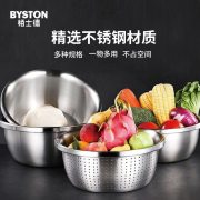 栢士德（BYSTON） BST-011B 欧式盆套装 18CM+20CM+24CM+24cm沥水盆 (计价单位：套)