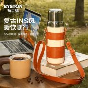 栢士德（BYSTON） BST-154 爱丽丝保温杯（含杯套） 630ML (计价单位：个)