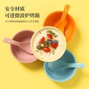 栢士德（BYSTON） BST-1024 艾斯塔陶瓷碗套装 4.75寸碗*4个+勺子*4个 (计价单位：套)