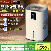 亚都SZ650-M9S无雾加湿器 白色