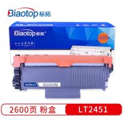 标拓 BT-LT2451 打印量2600页 适用联想LJ2405D LJ2455D LJ2605D LJ2655DN M7605D M7615DNA 粉盒 黑色 （计价单位：支）