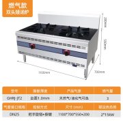 共好燃气双头矮汤炉（经济款） GHRJ-JT2