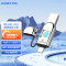 忆捷（EAGET）32GB Type-C USB3.1 HF-C01指纹加密手机U盘 双接口手机电脑多用 隐私安全保护 商务娱乐优盘