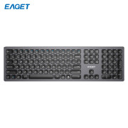 忆捷（EAGET）TYPE-C充电无线键盘鼠标套装静音剪刀脚薄膜轻薄简约无线键鼠套装YT02